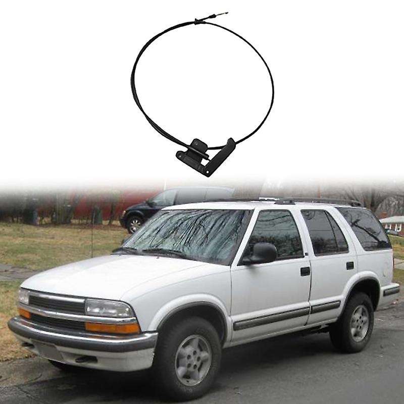 15732159 Front Engine Hood Lock Latch Bonnet Release Cable Wire with Handle for 1994-2001