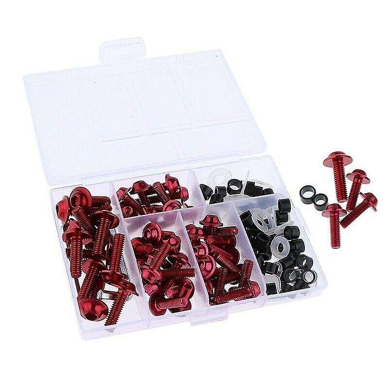 158PCS Universal Motorcycle Fairing Screws Nuts Kit Moto Body Work Bolts Screw for YZF R1 R6 R3 2004