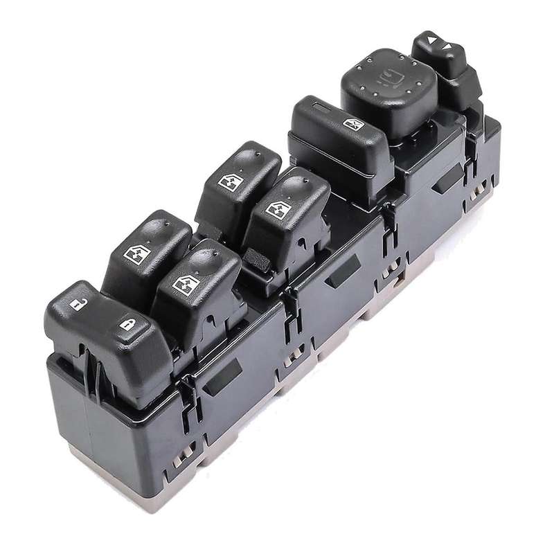 15883429 Car Front Driver Side Window Lift Switch with Folding Mirrors for H2 2005-2007