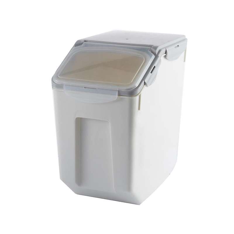 15kg Rice Storage Box Dispenser Cereals Storage Jar Pet Food Container Insect-proof Moisture-proof S