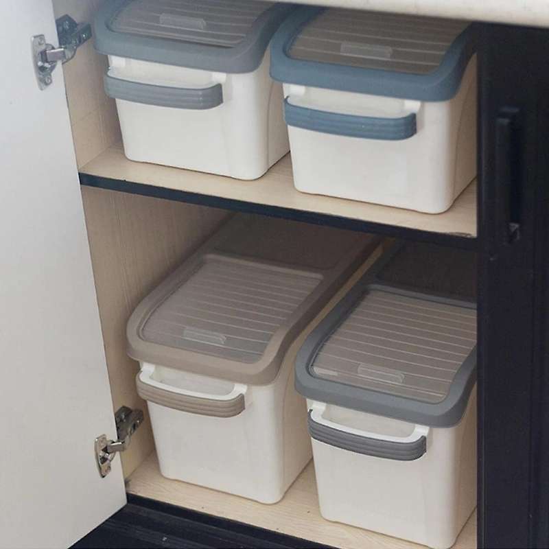 15Kg Rice Storage Box Grain Cereal Dispenser Flip Lid Food Organizer Container Rice Container Portab
