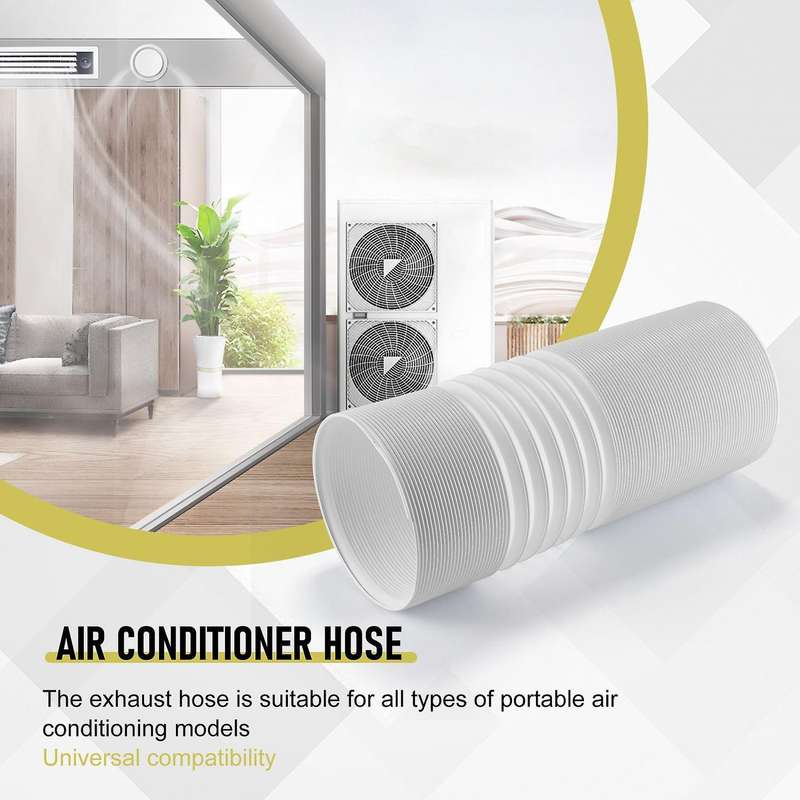 15cm Diameter Flexible Conditioner Exhaust Pipe Duct Vent Outlet Pipe Portable Conditioner Outlet C