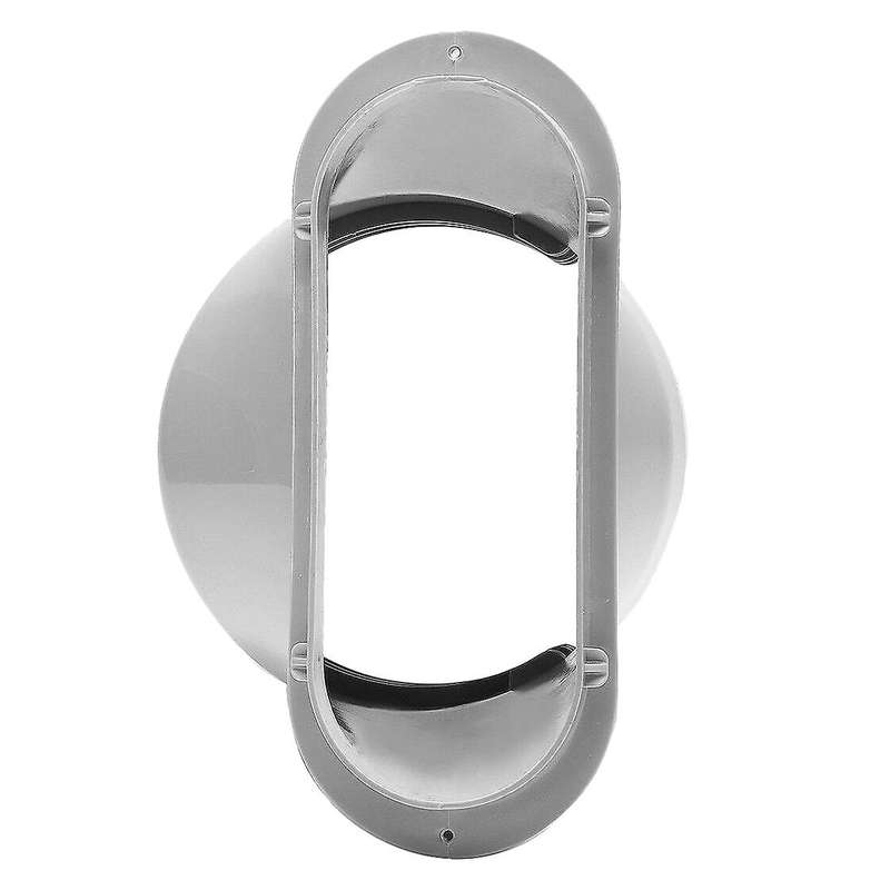 15cm Portable Air Conditioner Window Exhaust Duct Pipe Hose Interface Connector(flat Nozzle)