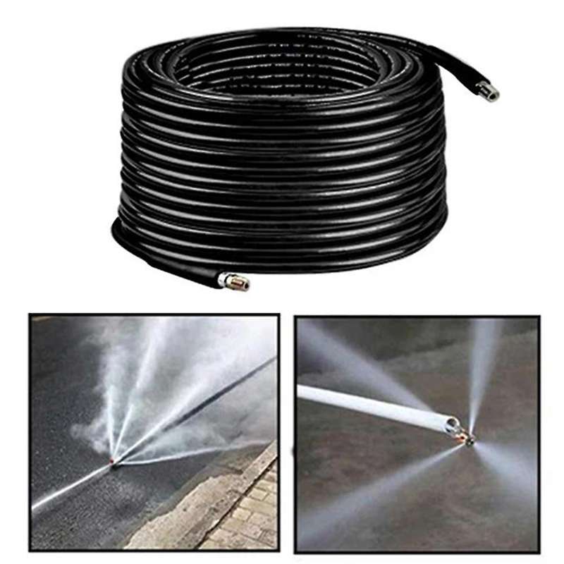 15M High-Pressure Machine Cleaning Water Pipe Sewer Drainage Cleaning Hose Car Wash Water Outlet Pip