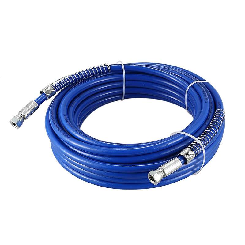 15m Spray Hose Airless Paint Hose 1/4 Inch Airless Sprayer 3600 Psi High Pressure Fiber Pipe for Spr