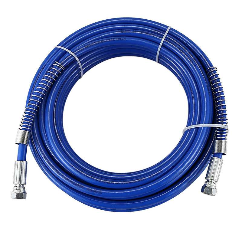 15m Spray Hose Airless Paint Hose 1/4 Inch Airless Sprayer 3600 Psi High Pressure Fiber Pipe for Spr