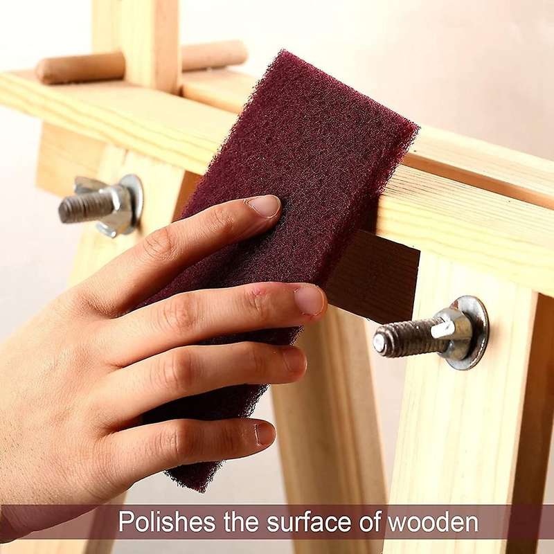 15pcs 6 X 4 Inch General Purpose Hand Pads Including 10pcs Scrubbing Pads 5pcs General Purpose Scuf