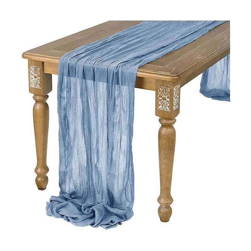 15pack Table Runner Gauze Cloth Boho Table Runner Table Runner for Wedding Birthday Party Shower Re