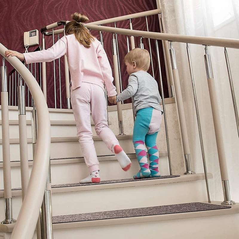 15PCS Carpet Stair Treads Non , Rug Non Skid Runner for Grip and Beauty. Safety Resistant for Kids,