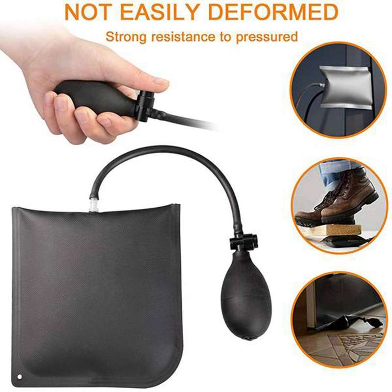 15Pcs Car Essential Emergency Lockout Kit Air Wedge Easy Entry Long LED Light Multifunctional Tool f