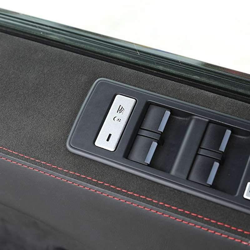 15Pcs Door Window Switch Button Cover Trim for Range Sport 2014-2017