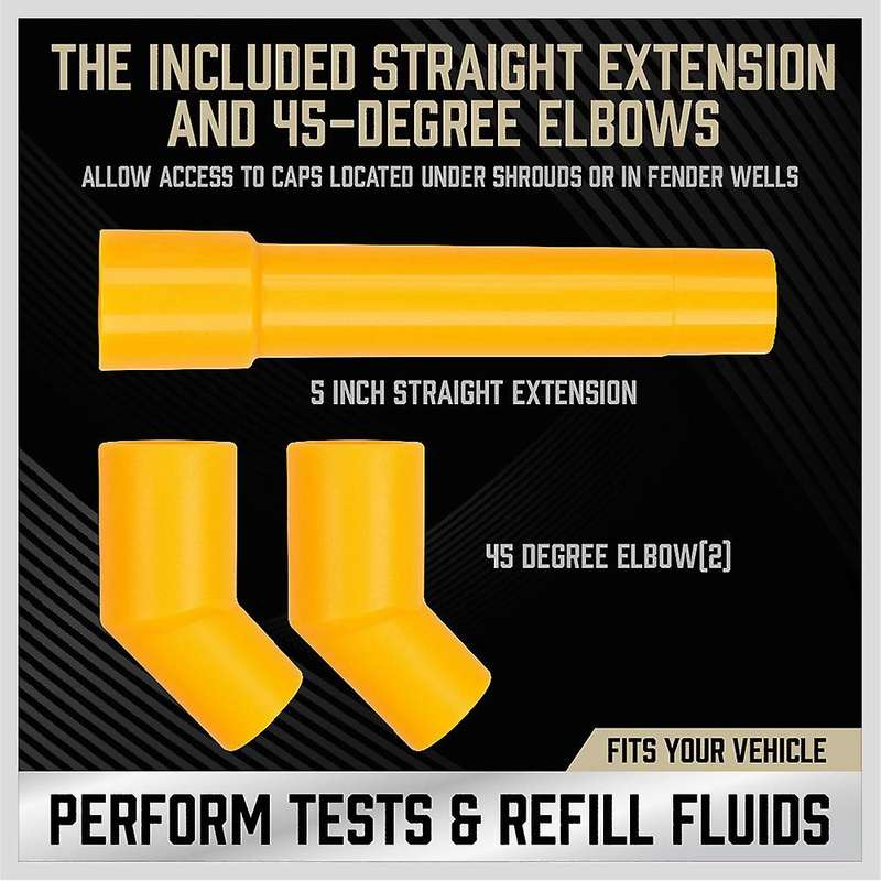 15PCS/Set Car Radiator Coolant Filling Funnel Kit