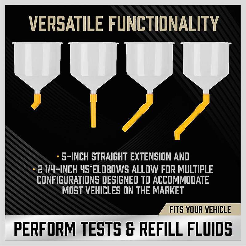 15PCS/Set Car Radiator Coolant Filling Funnel Kit