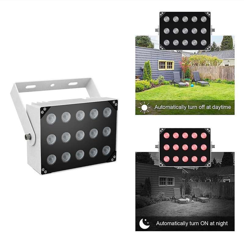 15w Infrared 850nm Remote Led Fill Light Security Waterproof Photosensitive Identification Capture L