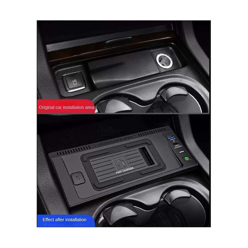 15w Car Wireless Charger Fast Phone Charger Charging Pad Holder for W166 C292 X166 Gls Ml