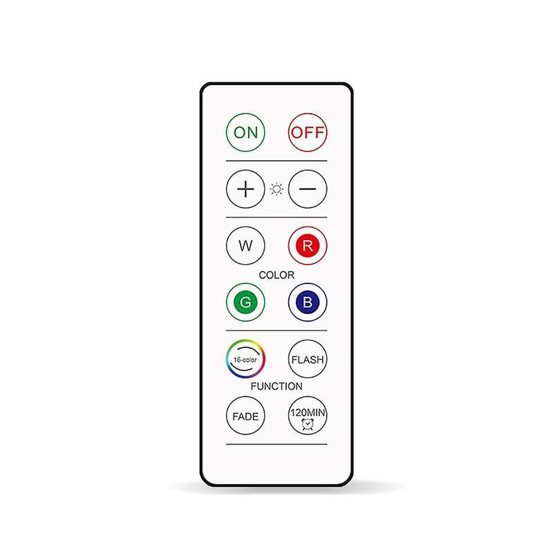 16 Color LED Cabinet Lamp RGB Atmosphere Lights Dimmable Bedroom Closets Stairs Lighting Remote Cont