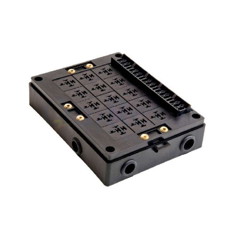 15-way New Energy Vehicle Control Relay Box Holder 12v Multi-channel Free Assembly Fuse Box Control