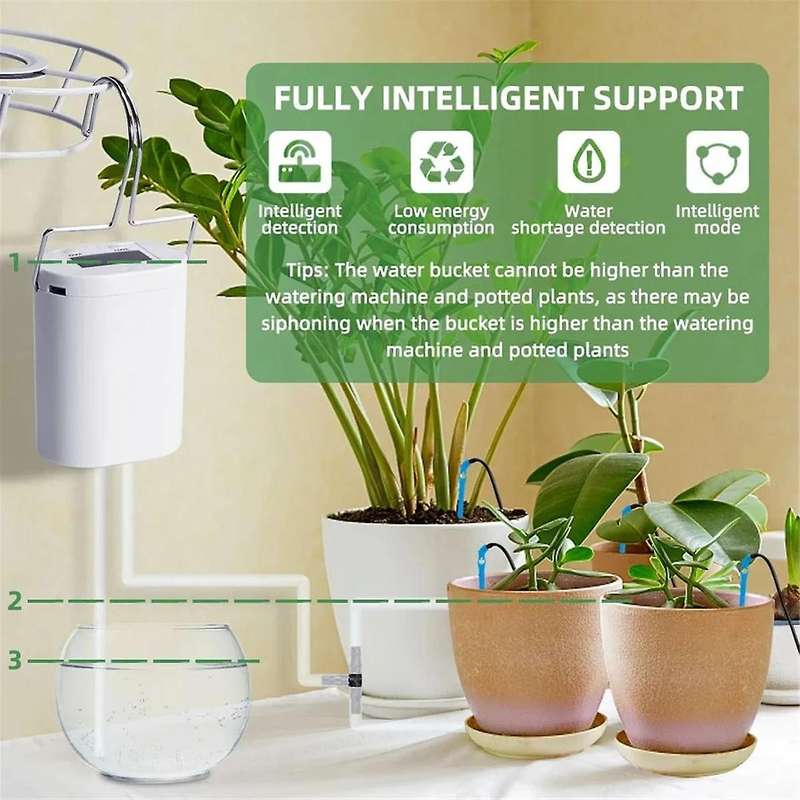 16 Heads Automatic Plant Flower Watering Pump Accsesories Plants Sprinkler Drip Irrigation Device Wa