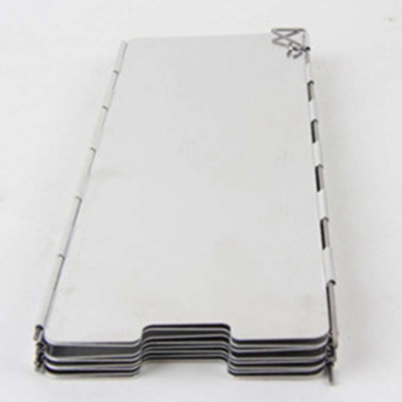 16 Outdoor Camping Stove Head Windshield Stove Ultra Light Foldable with Plug Windproof Plate with C