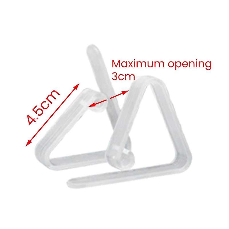 16 Pack Clear Plastic Tablecloth Clips, Transparent Plastic Table Cover Clamps, Picnic Tablecloth Ho