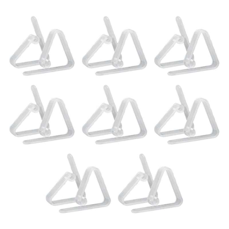 16 Pack Clear Plastic Tablecloth Clips, Transparent Plastic Table Cover Clamps, Picnic Tablecloth Ho