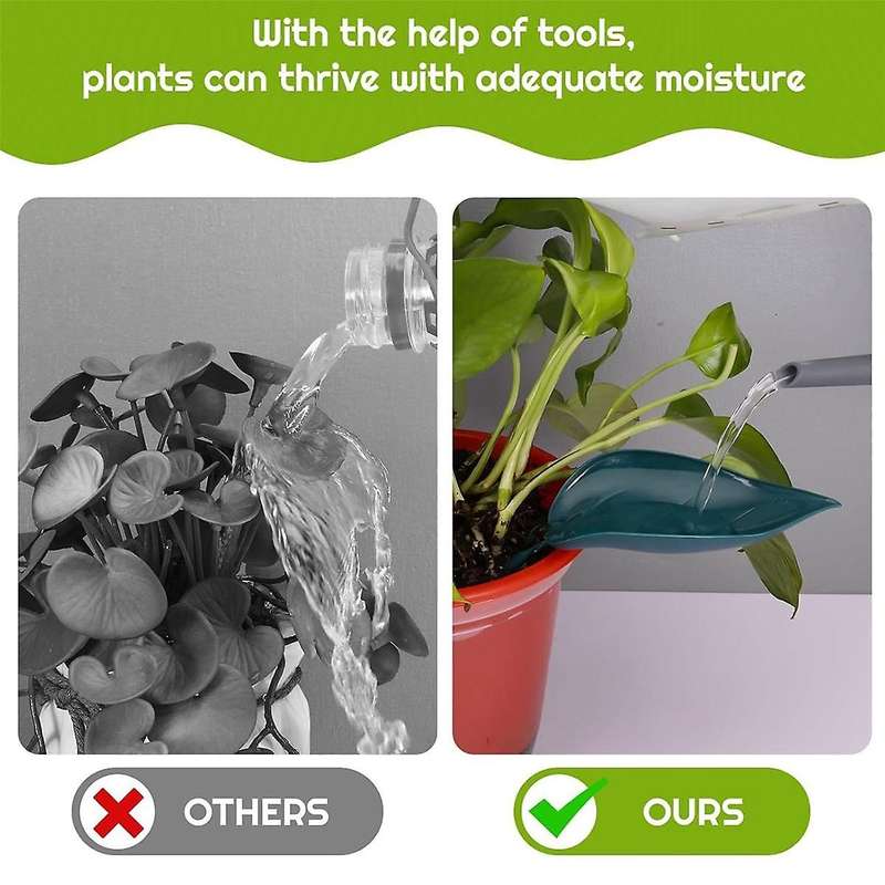 16 PCS Plant Watering Funnel Device, Indoor Plant Watering Flower Pot Insert Leaf Plant Pot Irrigati