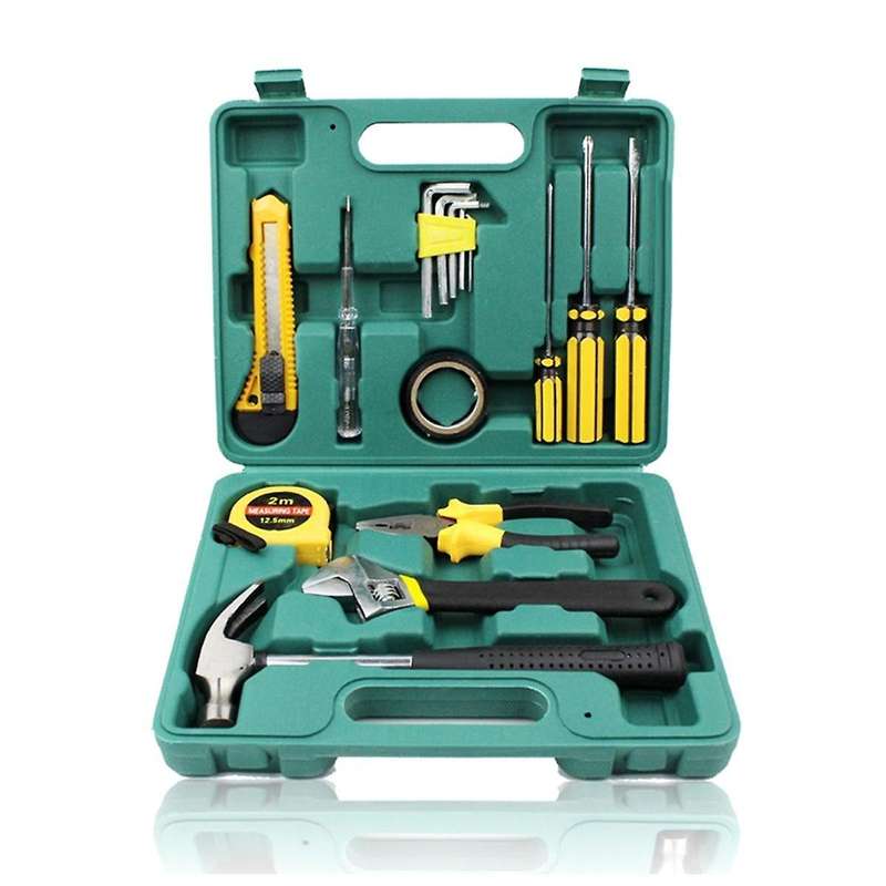 16 Pcs Multifunctional Vehicle Emergency Maintenance Tool Kit Go On Road Trip Rescue Workers' Vehicl