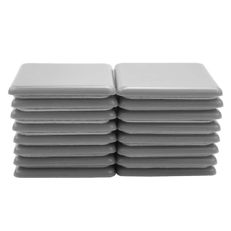 16 Pcs Furniture Sliders Gliders for Carpet Laminate Floor Sliders Self Adhesive Sofa Glider Pads F