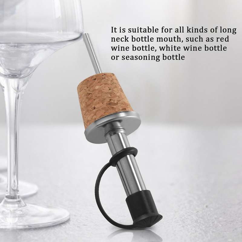 16 Pcs Wine Pourers Wine Cork Pourer Pour Spout for Liquor Bottles Oil Pouring Spout Rubber Wine Bot