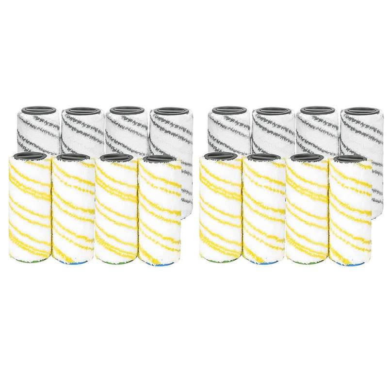 16 Piece Set Of Rollers for Karcher Fc7 Fc5 Fc3 Fc3d Floor Cleaner