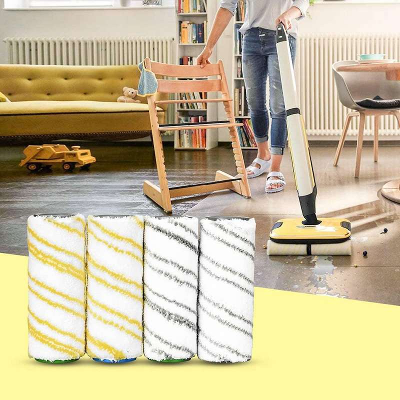 16 Piece Set Of Rollers for Karcher Fc7 Fc5 Fc3 Fc3d Floor Cleaner