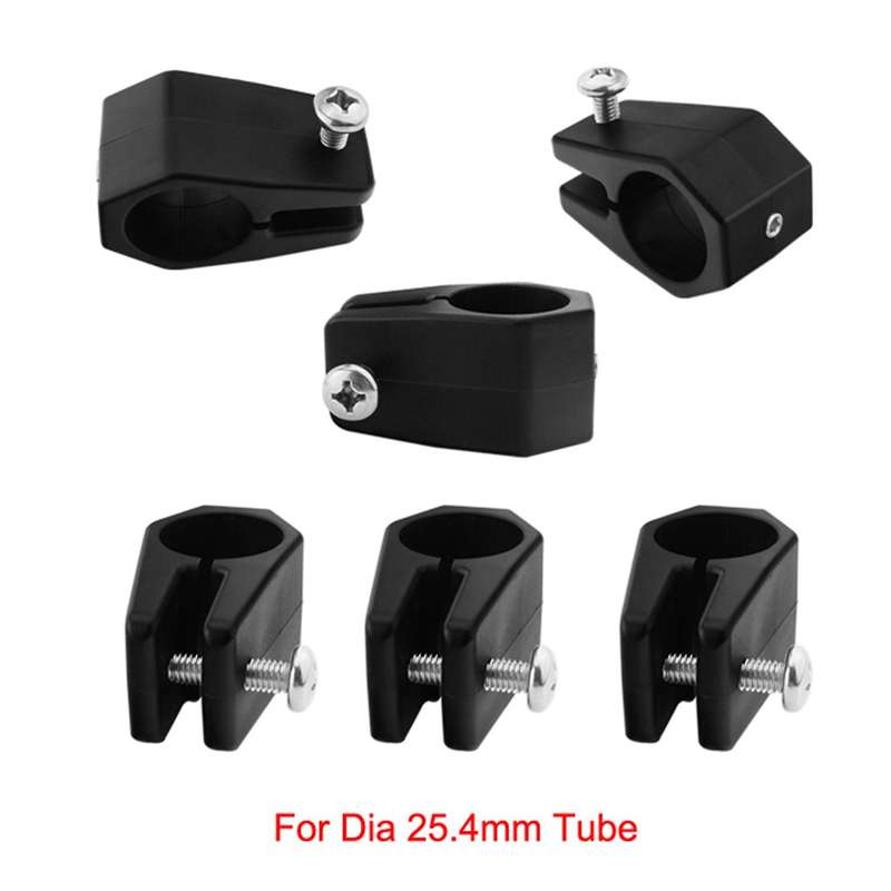 16 Pcs Universal Boat Nylon Fittings Hardware Set Black Fits 3 Bow Bimini Top and Durable Yacht Acce