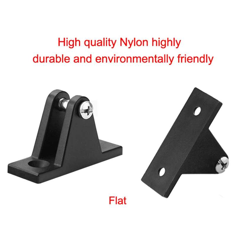 16 Pcs Universal Boat Nylon Fittings Hardware Set Black Fits 3 Bow Bimini Top and Durable Yacht Acce