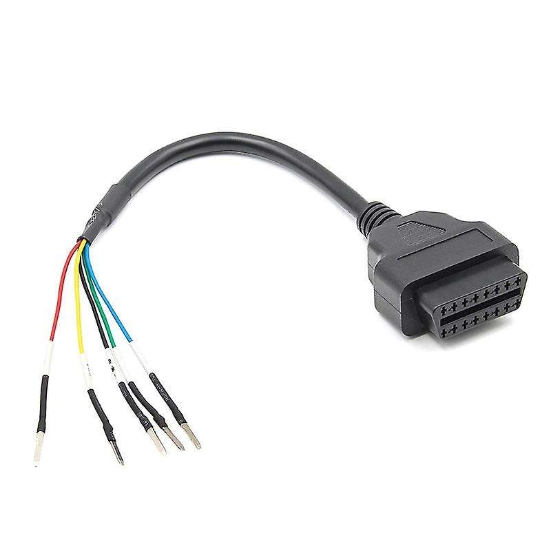 16 Pin OBD OBD2 Female K Line CAN Line Jumper Tester Connector Car Diagnostic Extension Cable Cord P