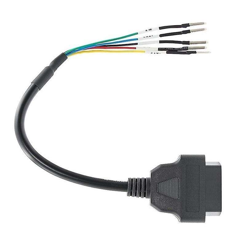 16 Pin OBD OBD2 Female K Line CAN Line Jumper Tester Connector Car Diagnostic Extension Cable Cord P