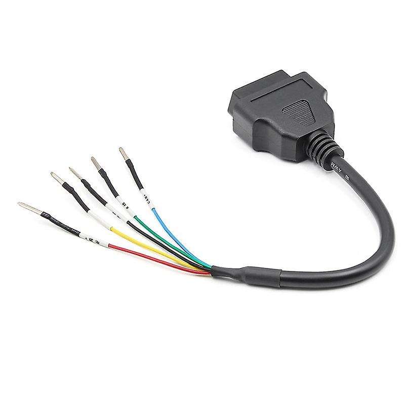 16 Pin OBD OBD2 Female K Line CAN Line Jumper Tester Connector Car Diagnostic Extension Cable Cord P
