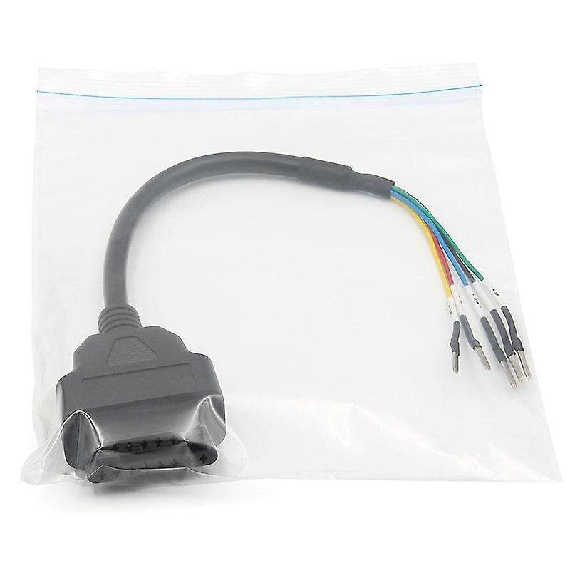 16 Pin OBD OBD2 Female K Line CAN Line Jumper Tester Connector Car Diagnostic Extension Cable Cord P
