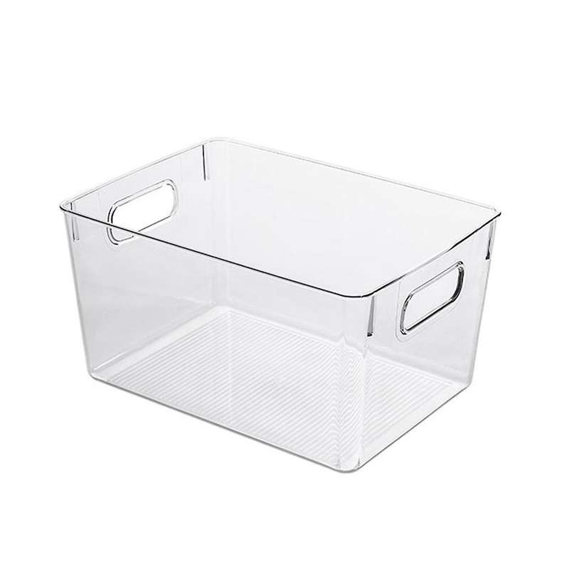 16 Refrigerator Organizer Bins - Plastic Pantry Organization and Storage Baskets - Food Fridge