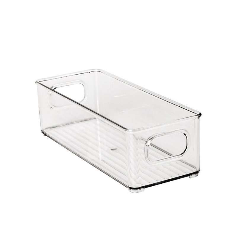 16 Refrigerator Organizer Bins - Plastic Pantry Organization and Storage Baskets - Food Fridge