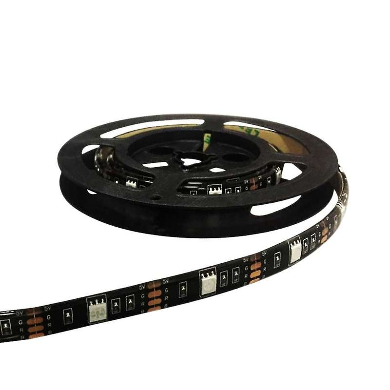 16.4FT USB Led Light Strips with Bluetooth Remote APP Control Color Changing RGB Sync Music for Bedr