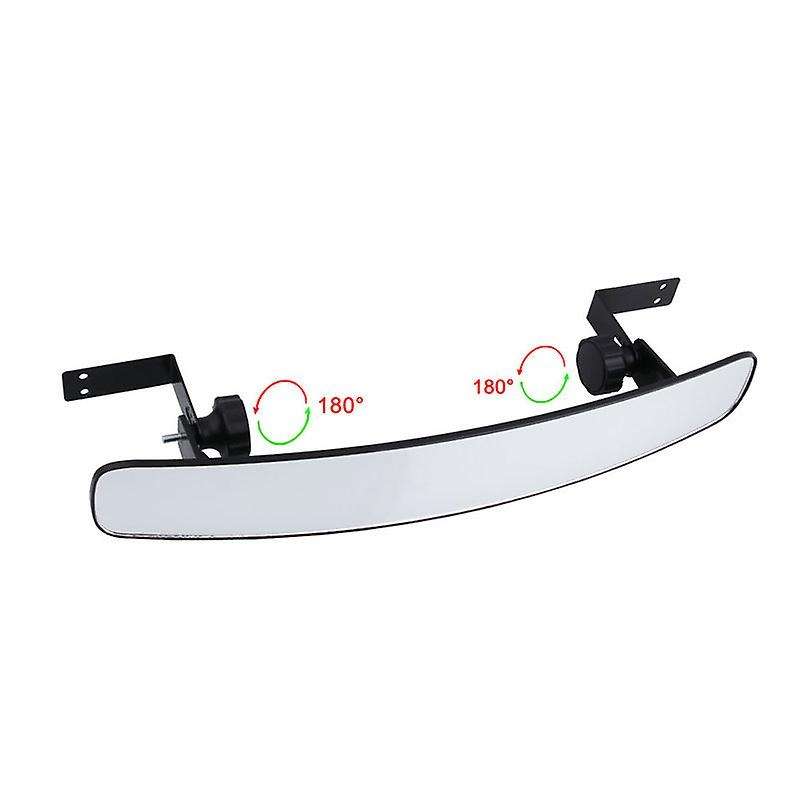 16.5 inch Wide Rear View Convex Golf Cart Mirror Fit for EZ Go, Club Car