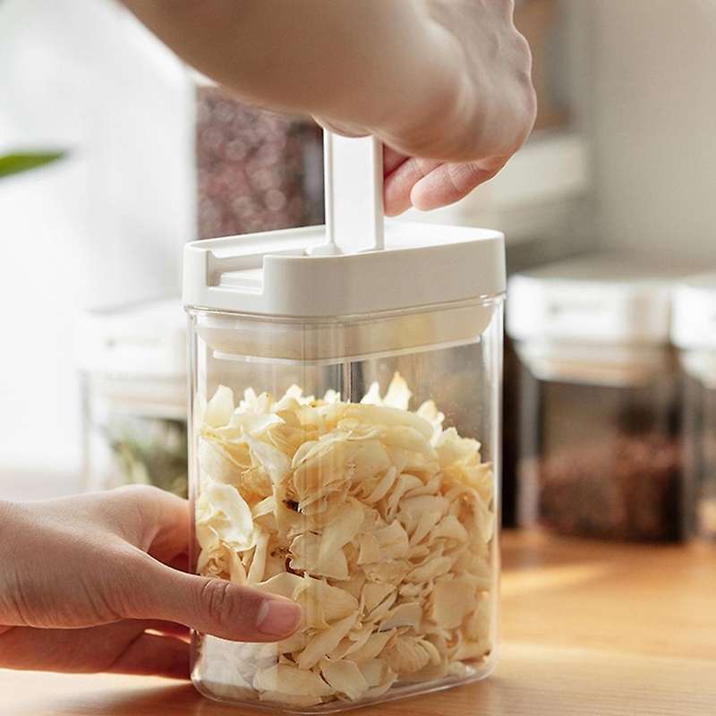 1600ML Food Storage Containers Airtight Cans Plastic Storage Boxes Food Storage Boxes Kitchen Refri