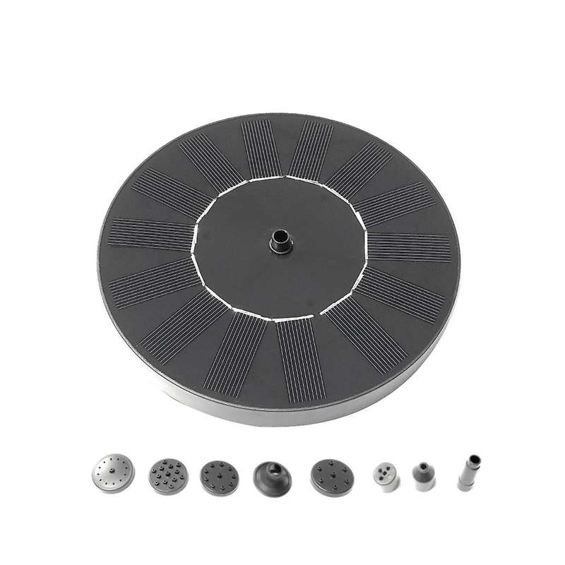 160mm Mini Solar Water Fountain Pool Pond Waterfall Garden Decoration Outdoor Bird Bath Solar Power