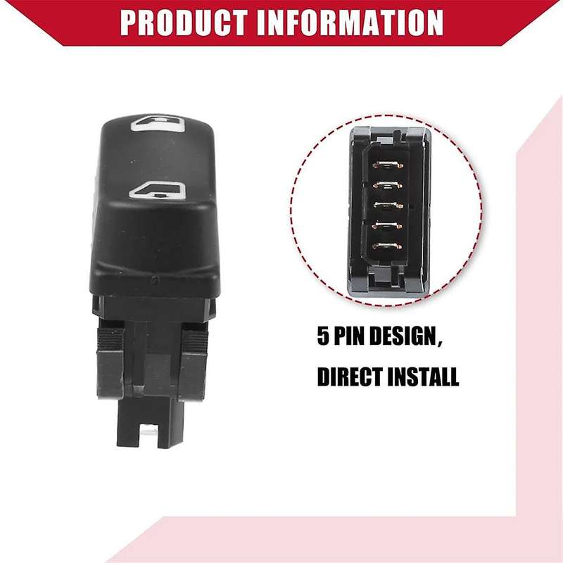 1609209 Left Car Window Lift Switch 1609209PKG 577.75607 for Peterbilt 365 367 384 386 387