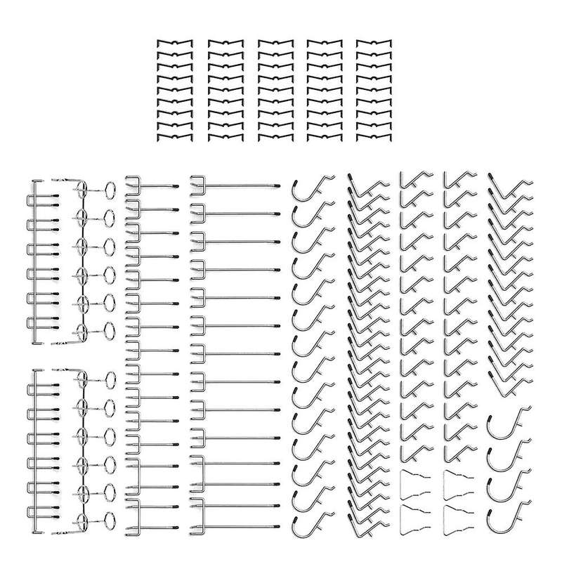 165 Piece Hooks, Accessories, Hooks Assortment for Organizing Various Tools