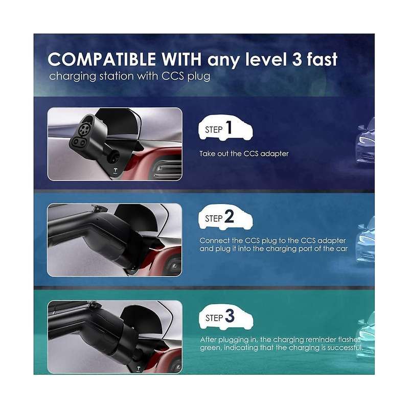 1656565-10-a Ccs1 Combo Adapter Dc Adapter Fast Charger Charge for Model Y