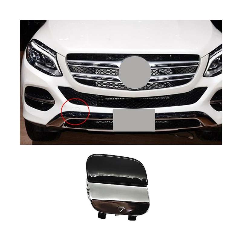 1668857222 Car Front Bumper Tow Hook Cover Cap Towing Hole Lid Trailer Trim Cap for W292 2015-2019