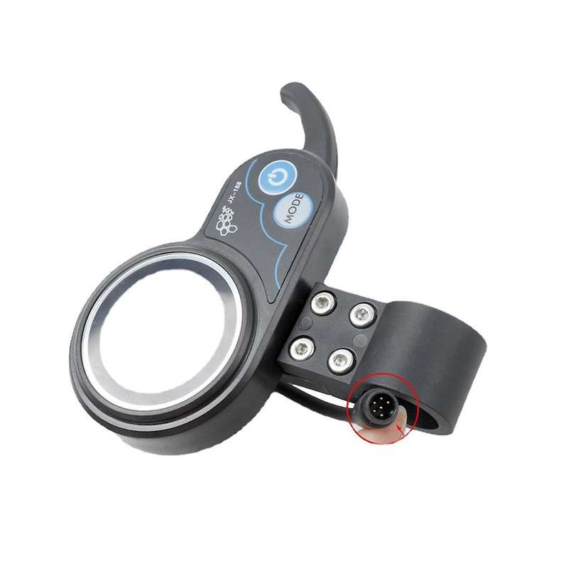 -168 Electric Scooter Dashboard Meter 36v 48v Adjustable+switch 6pin Throttle Accessories for Electr