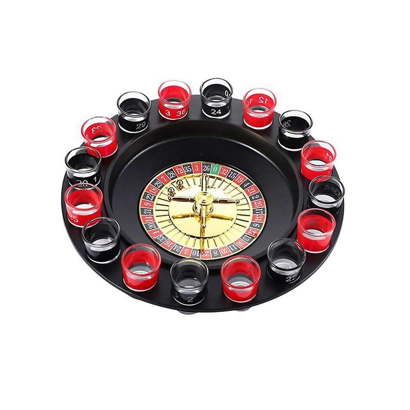 16-hole Russian Roulette Wheel Spinning Wine Glass Game Ktv Roulette Game Wine Glass Spinning Wheel