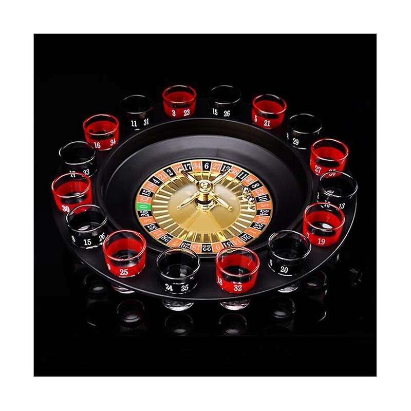 16-hole Russian Roulette Wheel Spinning Wine Glass Game Ktv Roulette Game Wine Glass Spinning Wheel